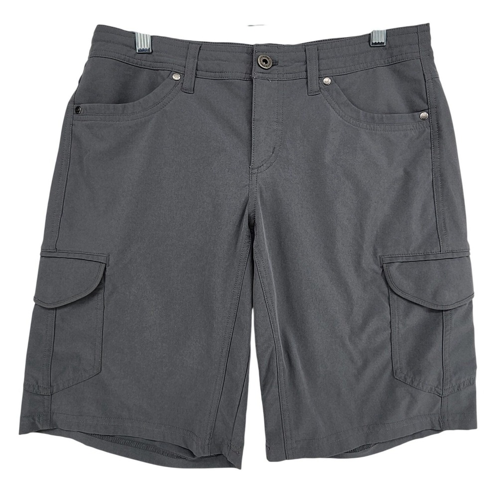 KUHL Size 8 Gray Cargo Shorts Hiking Outdoor Gorpcore Utility Camping Trekking